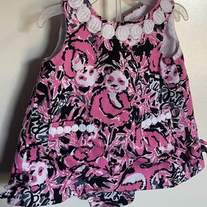 Baby Lilly Pulitzer Infant Shift Panda Dress 3-6 months